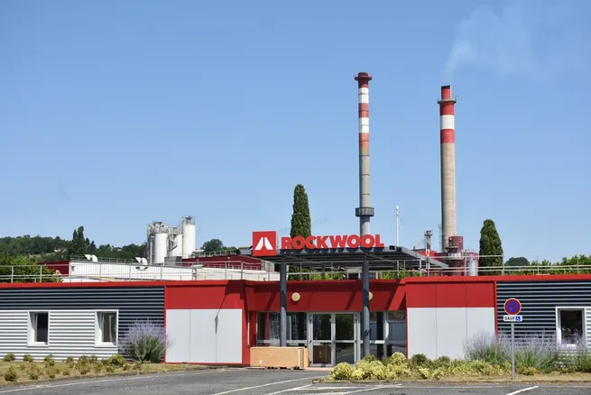 Vue du site industriel ROCKWOOL